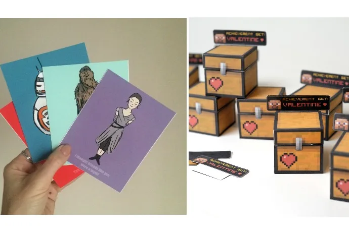 10 of the best geeky-cool Valentine's Day printable cards for kids