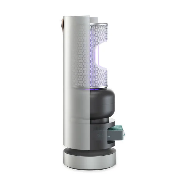 Inside view of the new Molekule Nano air purifier