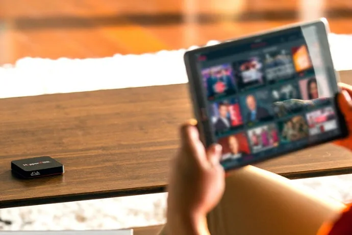 The DISH HopperGO lets you take your favorite shows with you, no cords, wires, or Internet required
