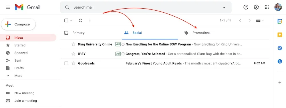 Never miss another email! How to "untab" your Gmail!