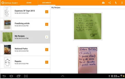 How do I scan receipts with my smartphone? Get Genius Scan.