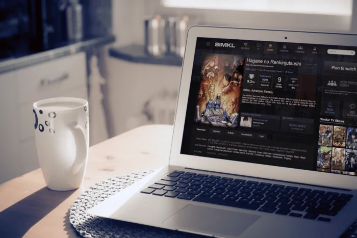 Simkl's TV Tracker site and app