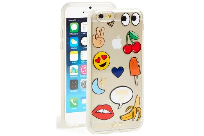 Emoji smart phone cases, like this one by Sonix. Because they're all over your phone anyway. Why not on the outside too?
