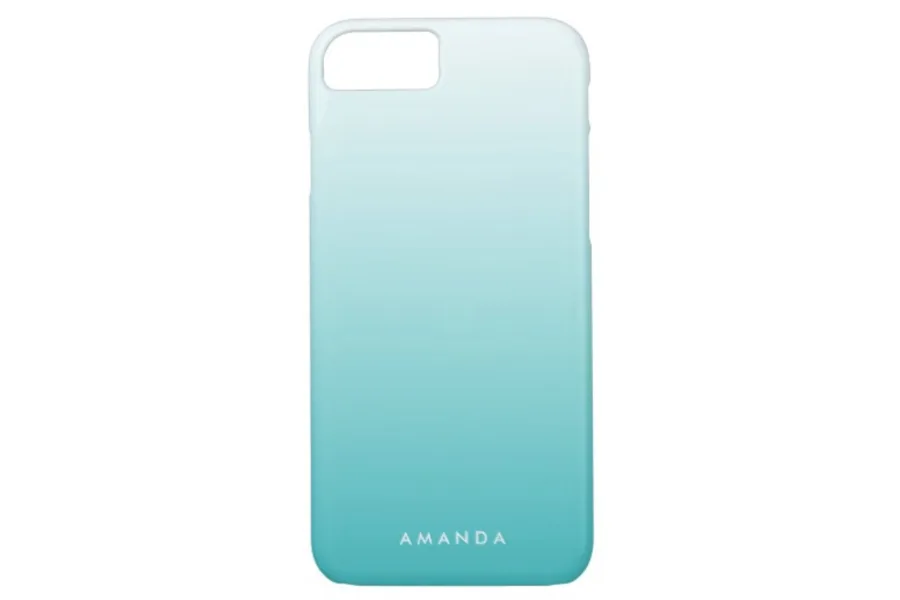 iPhone 8 Cases: Turquoise Gradient Ombre