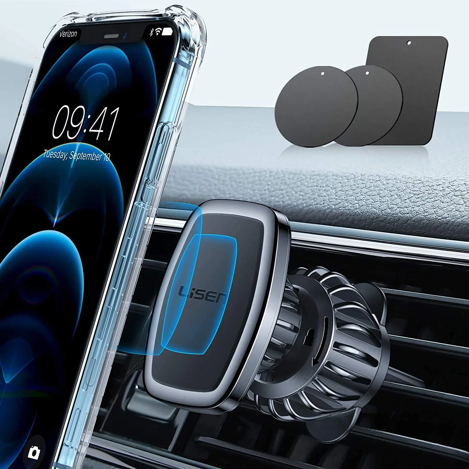 Tips to minimize distracted teen driving: Get an easy-to-use cell phone holder for the car.