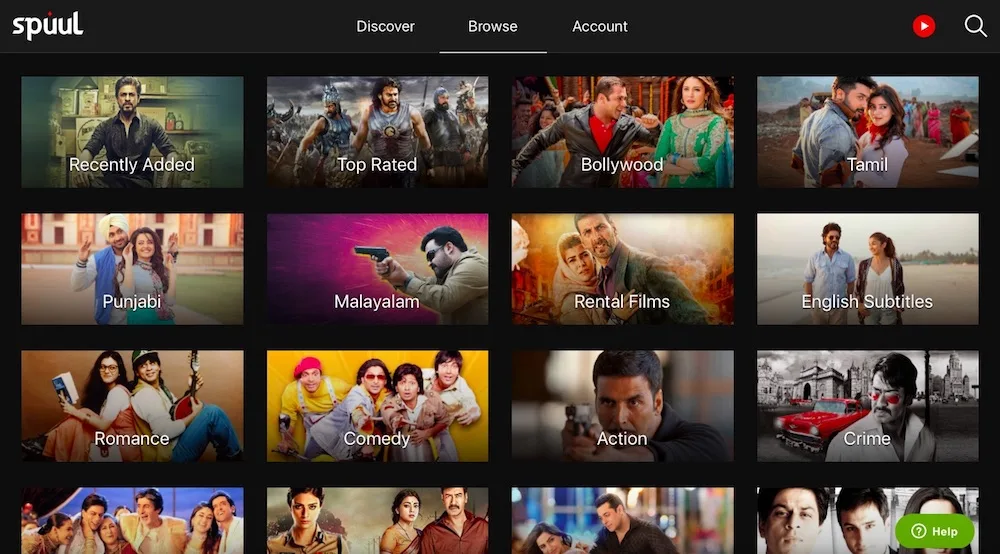 Best alternate legal streaming services: Spuul