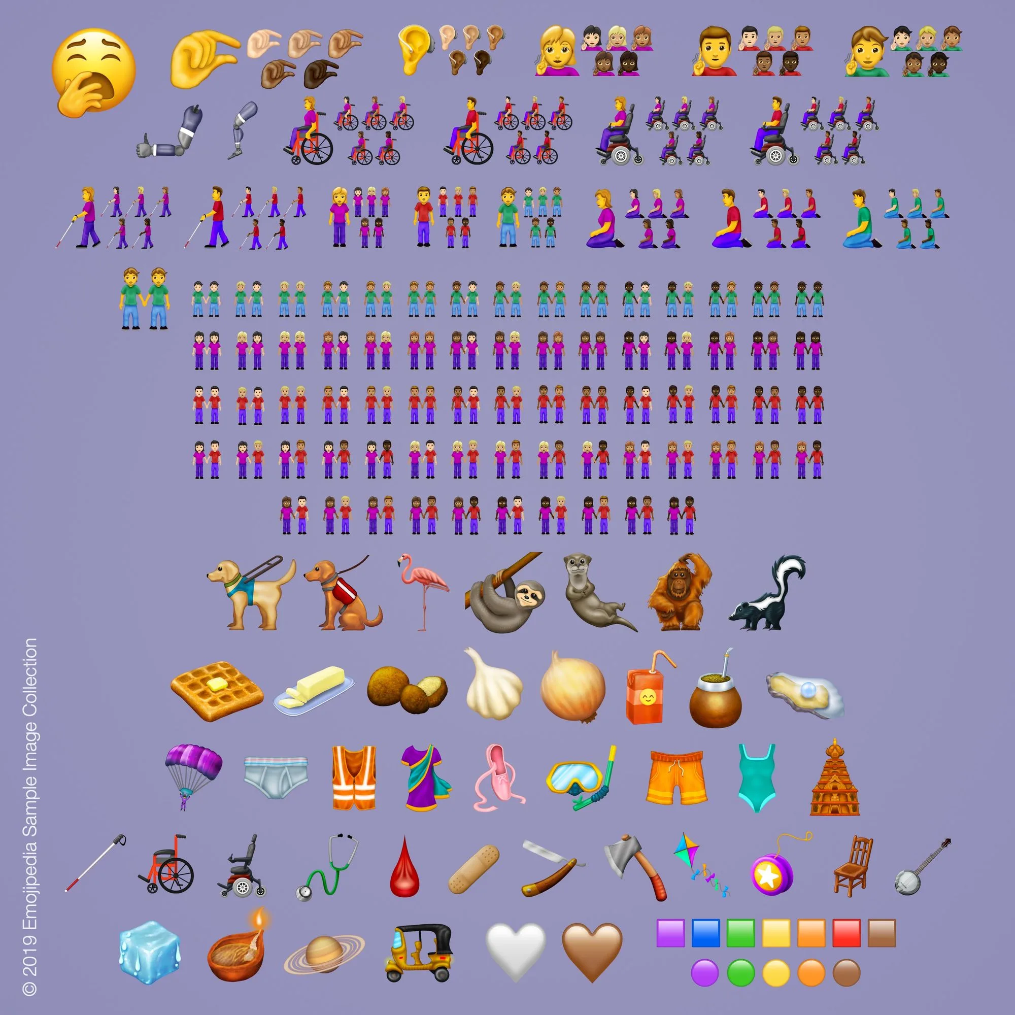 Here's a preview of the 230 new emojis coming in 2019