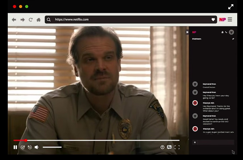 Safe Socializing: Netflix Party