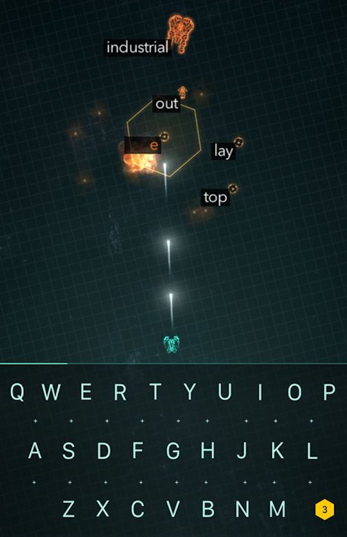 Typing games for kids: ZType at Typing Web