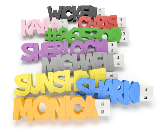 Awesome gift for techies - a personalized USB drive like you've never seen