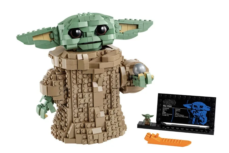 The new Baby Yoda The Child Lego Set