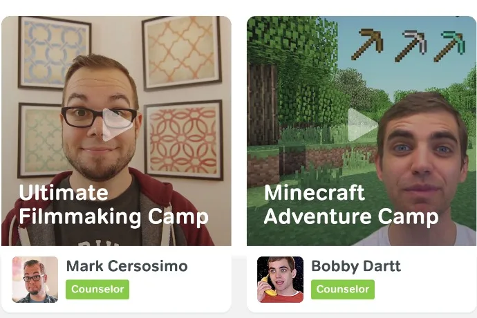 Online camp at DIY.org