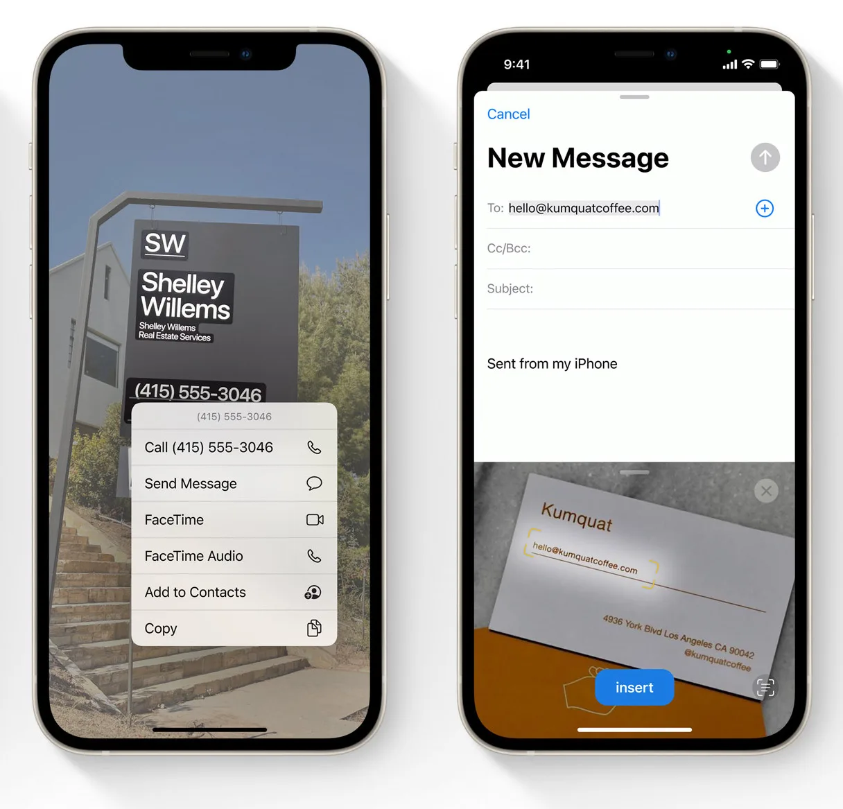 The new LiveText feature converts numbers and words in your photos right into useable text you can copy, paste and edit