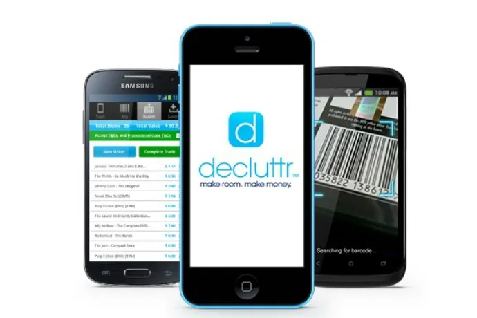 Decluttr organizational app for iOS and Android