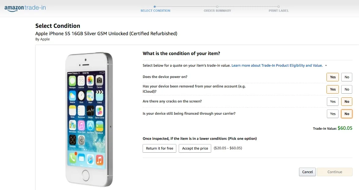 How much can I get for my old iPhone: Target Trade-in