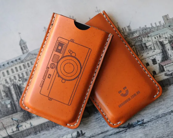 Leather iPhone case from bRainbow