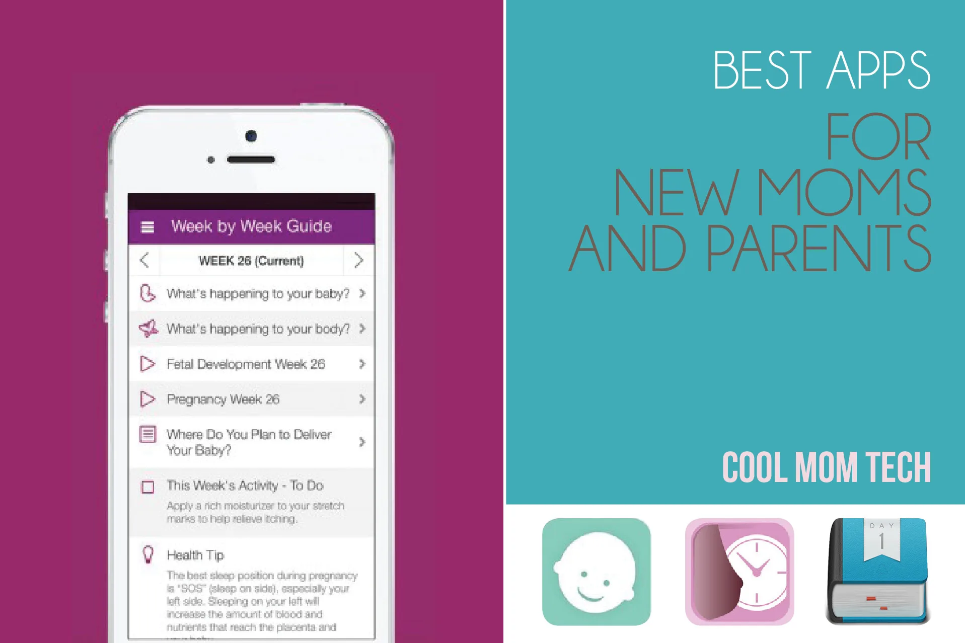 Best apps for new moms and parents