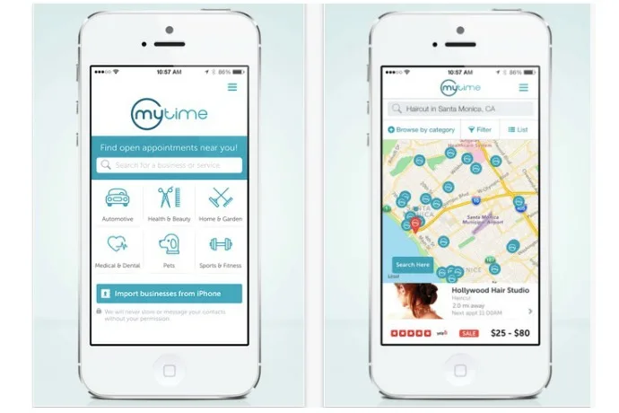 Schedule appointments with ease with the MyTime app!