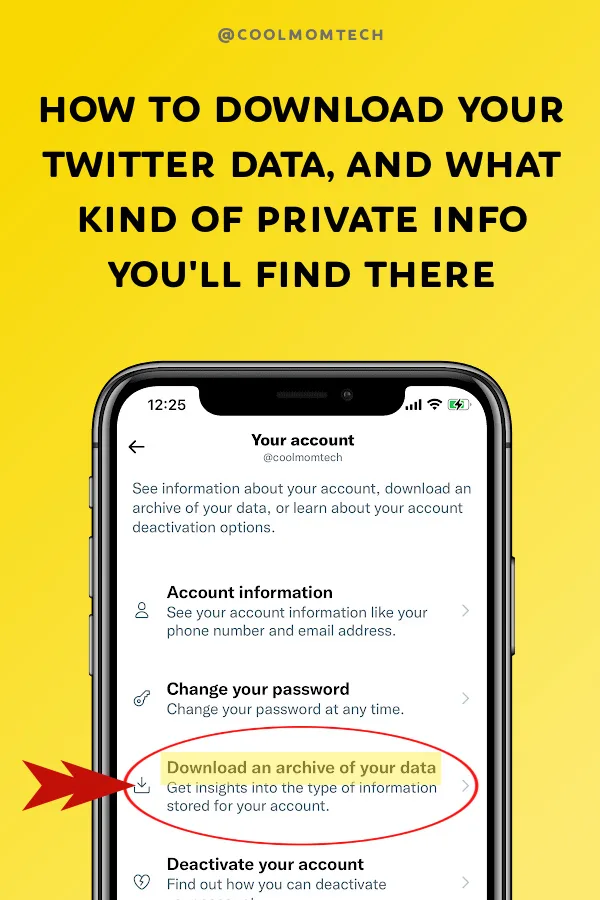 How to download your Twitter data archive: First, go to your profile