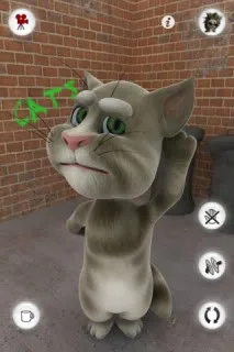 The cat in the app