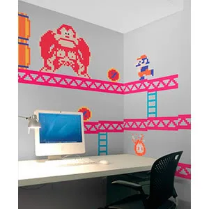 Donkey Kong wall decals have me over a barrel
