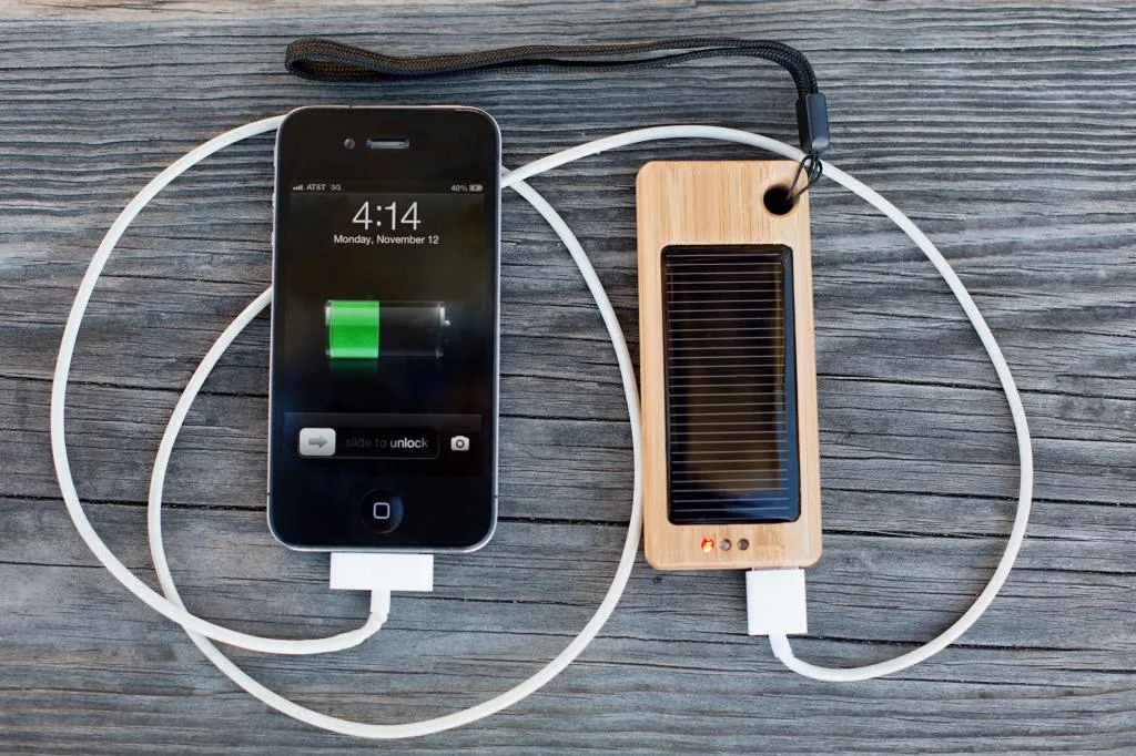 The bamboo solar charger takes green tech to a new level