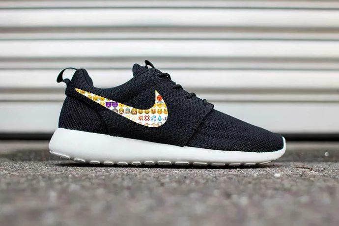 Wear your heart emoji on your feet with these cool custom emoji sneakers