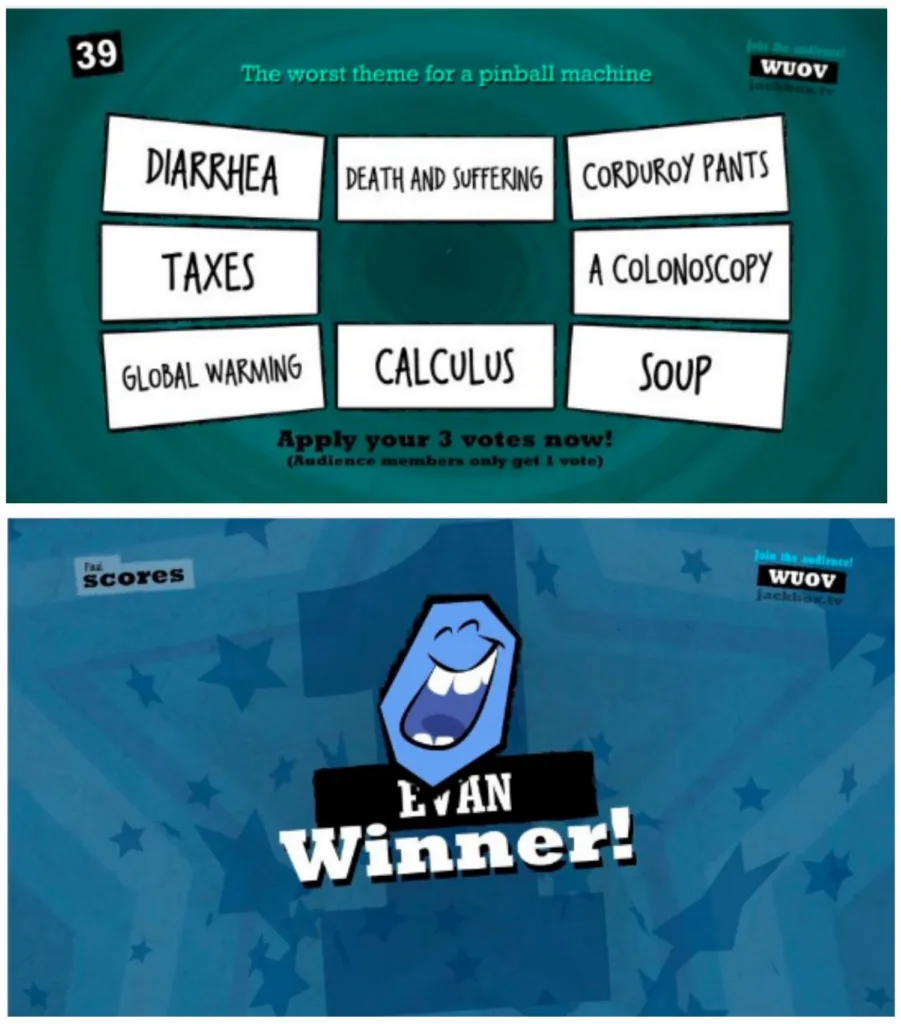 Safe socializing with tech: Quiplash game by Jackbox