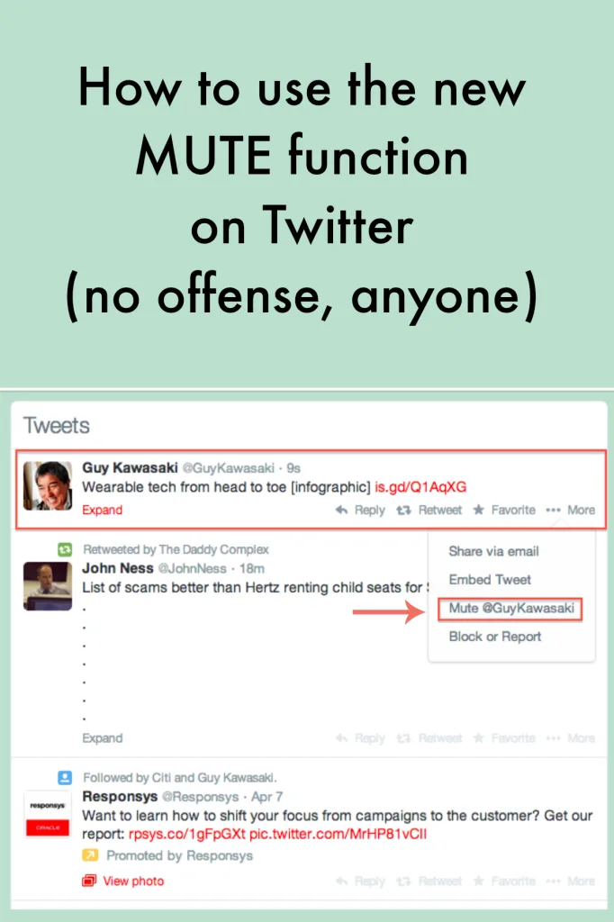 How to mute someone on Twitter