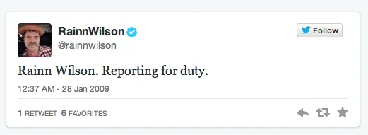 Beyonce first tweet