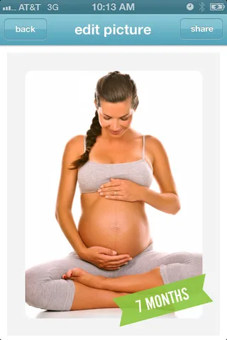 We're Pregnant! Yup, there is an app for that too.