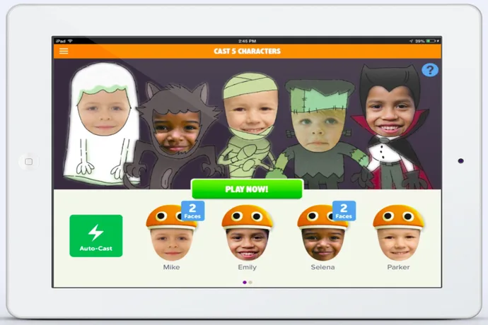 Storybots Halloween app from JibJab lets your kids be the star of their own Halloween video