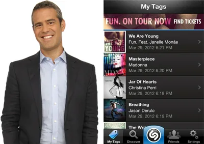 Andy Cohen favorite app