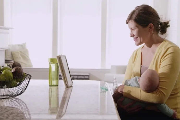 Video chat with lactation consultants online with the Doctor on Demand app