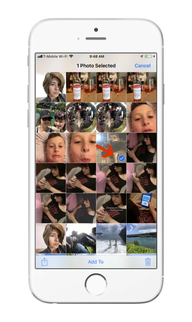 Here's how to hide a photo on your iPhone: Step 2 Here's how to hide a photo on your iPhone: Step 2
