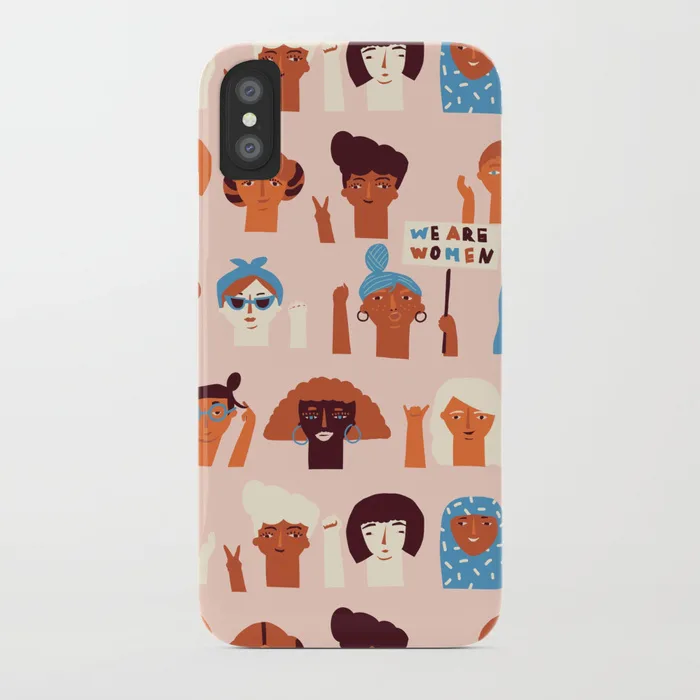 Girl power phone cases: Black Girl Magic phone case by Vashti Harrison