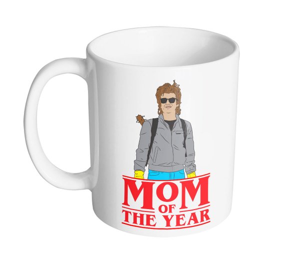 12 delightfully geeky gifts under $20 : Stranger Things Steve Harrington Mom Mug