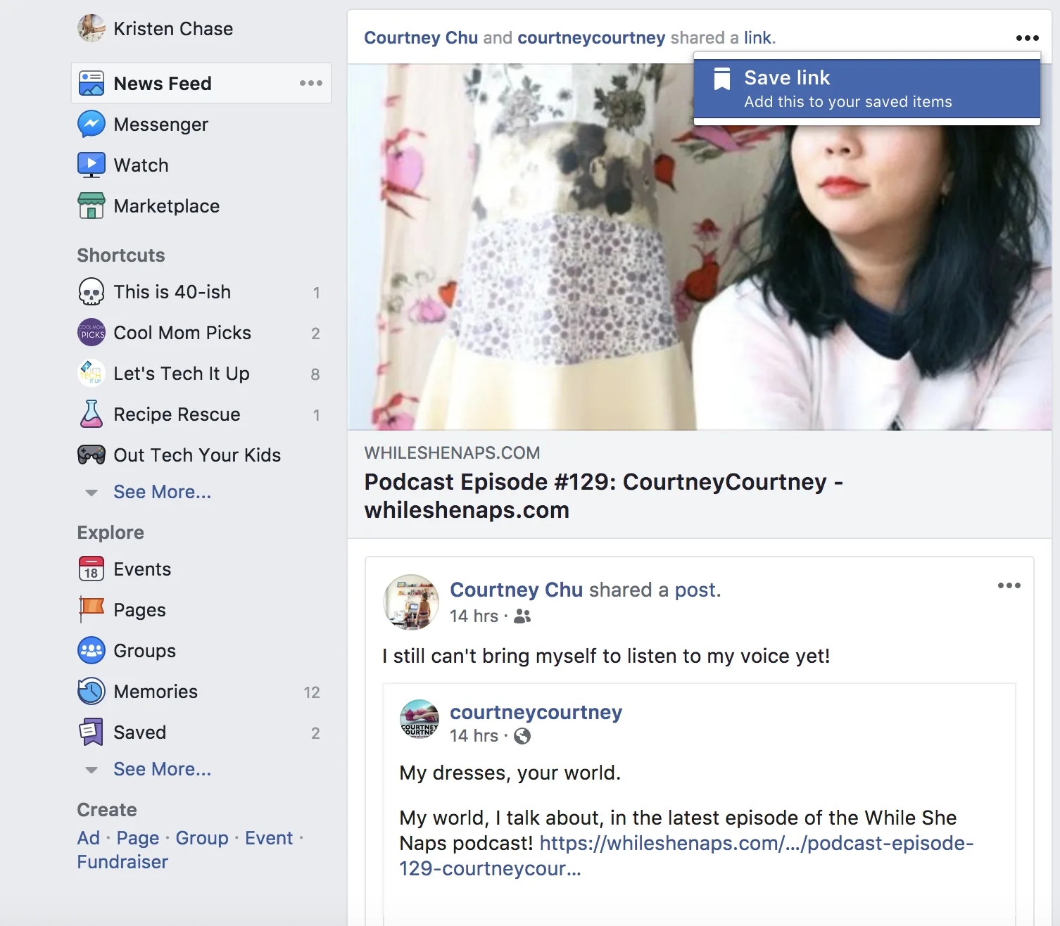 How to use Facebook Saved posts