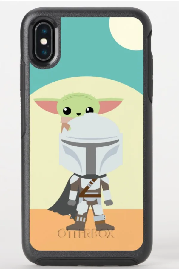 Star Wars gifts for the Mandalorian fan: Official Otterbox x Mandalorian phone cases