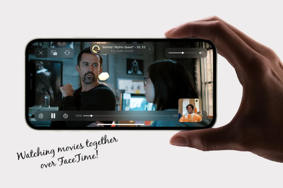 New iOS 15 changes to iPhone that parents will love. Like watching movies together over FaceTime!