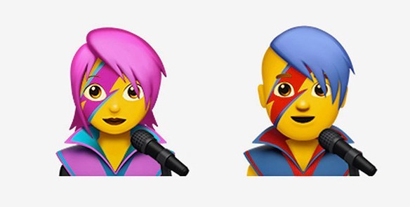 Emoji Movie: Update your iOS to get David Bowie emojis!