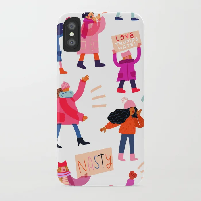 Girl Power phone cases: Girls Support Girls phone case