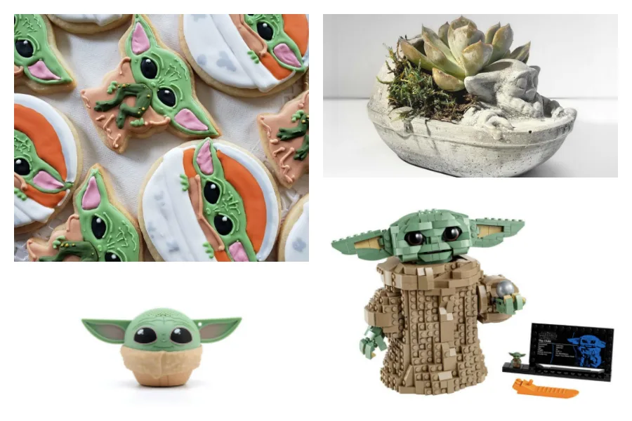 Star Wars Mandalorian gifts for fans: Baby Yoda Sippy Sip mug from Doodle Gift shop