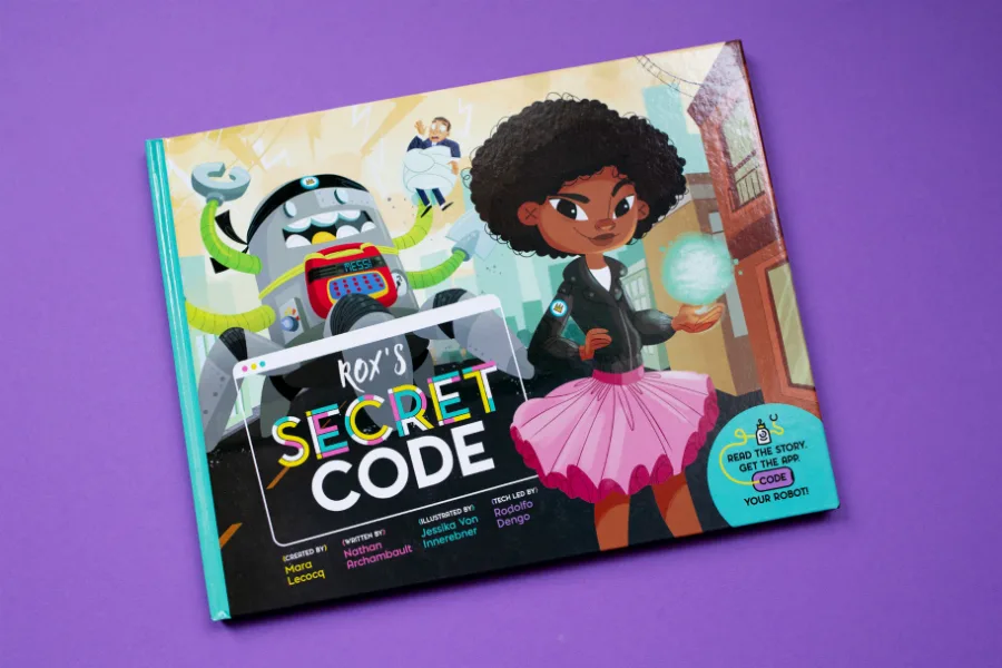 The new Secret Code book + app teach girls to solve problems with coding