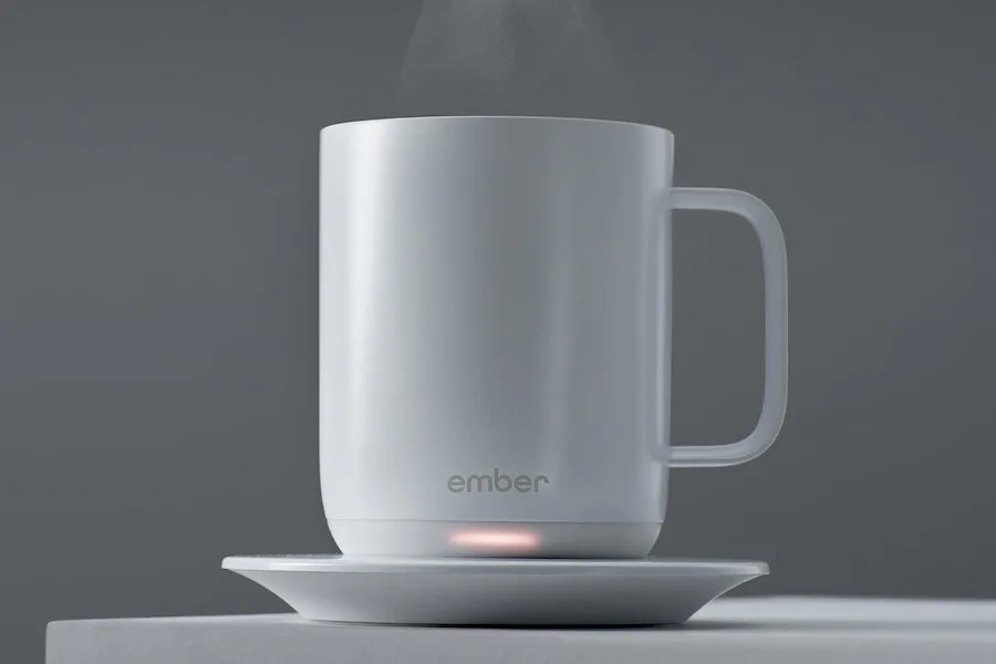 The Ember smart coffee cup keeps your drink warm till the last drop.