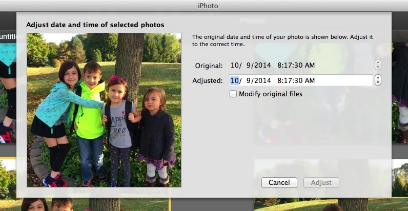 How to set a new date and time for your photos on a Mac