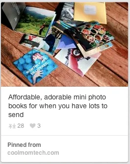 Mini Photo Books Pin