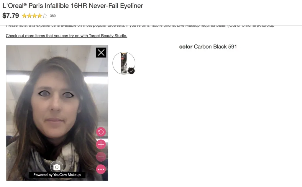 Target AR Beauty Studio | Cool Mom Tech