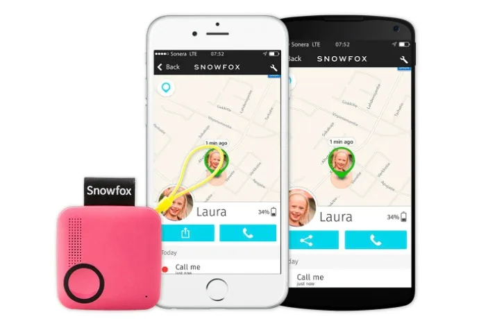The Snowfox tracker phone lets parents stay connected with their kids, no cell phone required