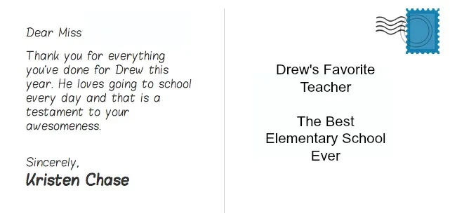 Teacher Appreciation Day: Thank a Teacher website